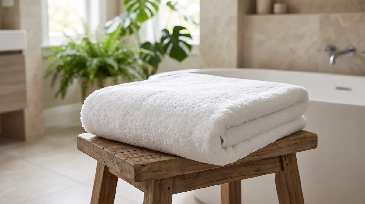 Otel Banyo Havlusu 70x140 cm 400 gr Beyaz ürün görseli