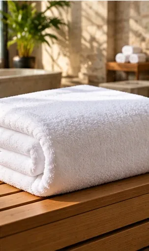 Otel Banyo Havlusu 70x140 cm 450 gr Ring İplik %100 Pamuk ürün görseli