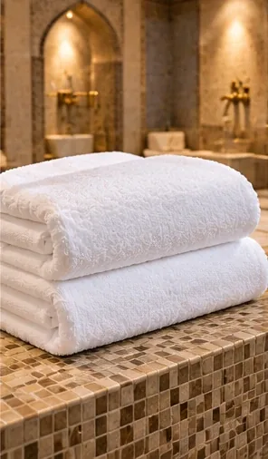 Otel Banyo Havlusu 90x150 cm 600 gr Ring İplik %100 Pamuk ürün görseli