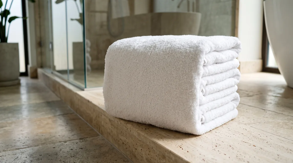 Otel Banyo Havlusu 90x150 cm 650 gr Beyaz ürün görseli