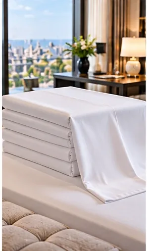 Otel Çift Kişilik Çarşaf 280x280 cm 63 Tel %100 Pamuk ürün görseli