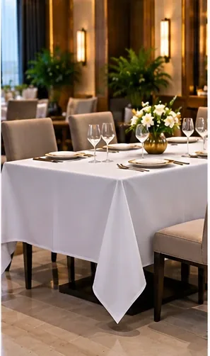 Otel Masa Örtüsü 140x200 cm %100 Polyester ürün görseli