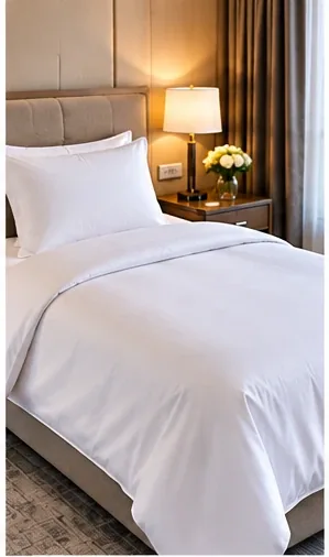 Otel Tek Kişilik Nevresim 160x220 cm 63 Tel %100 Pamuk ürün görseli